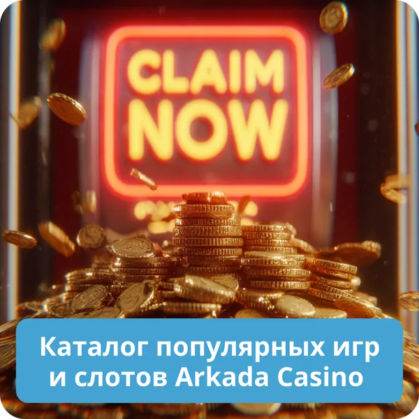 Каталог популярных игр и слотов Arkada Casino