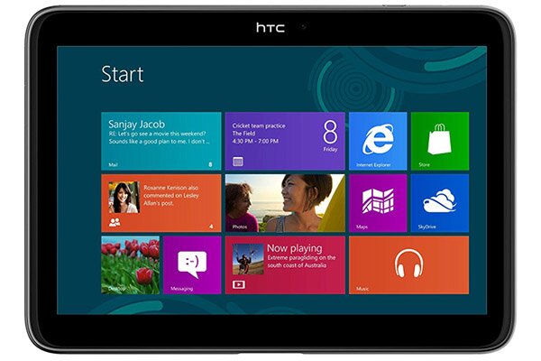 HTC планшет под управлением Windows